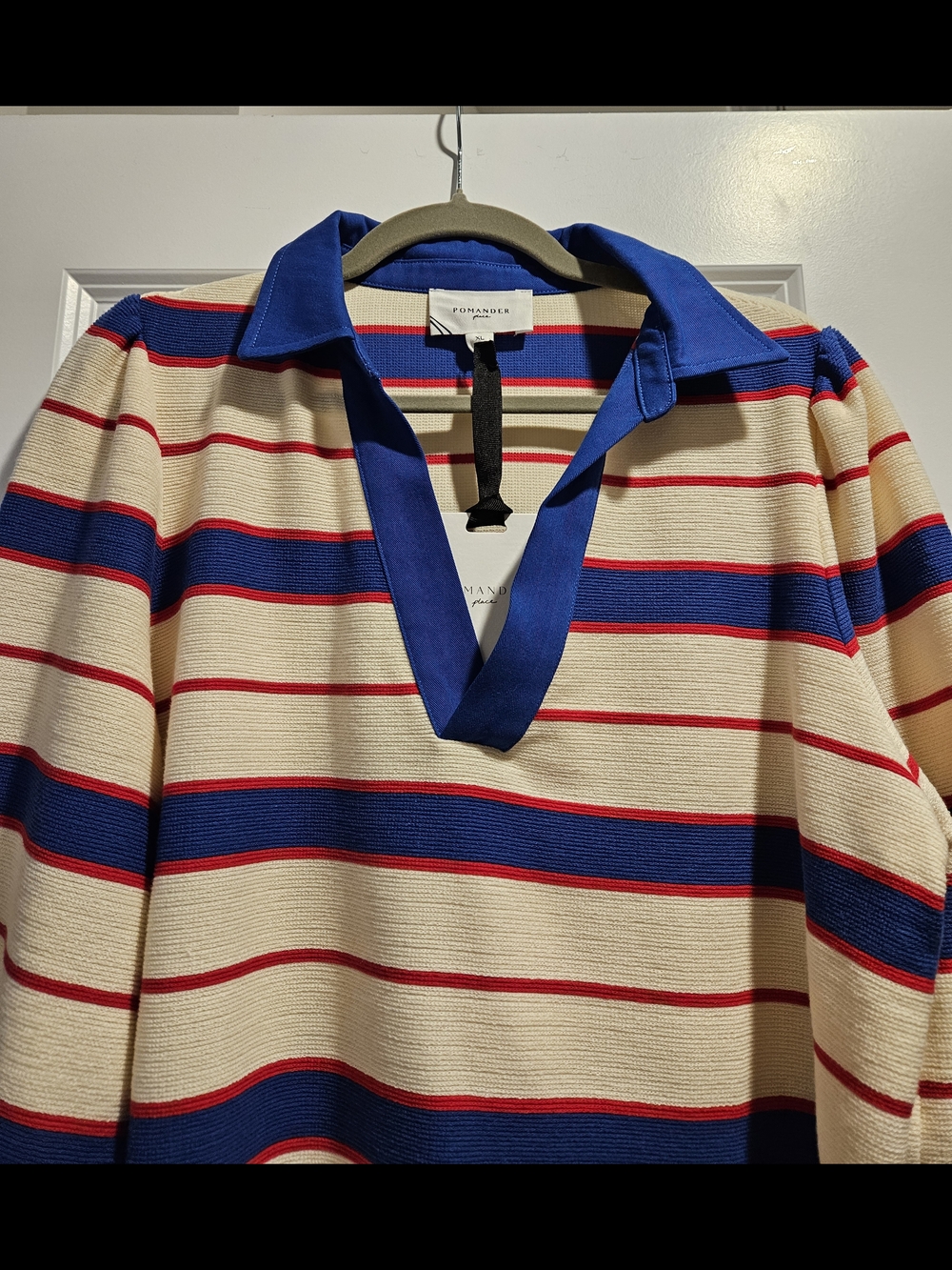Tuckernuck Pomander Place Bradley Striped Knit Polo Dress - Picture 2 of 4